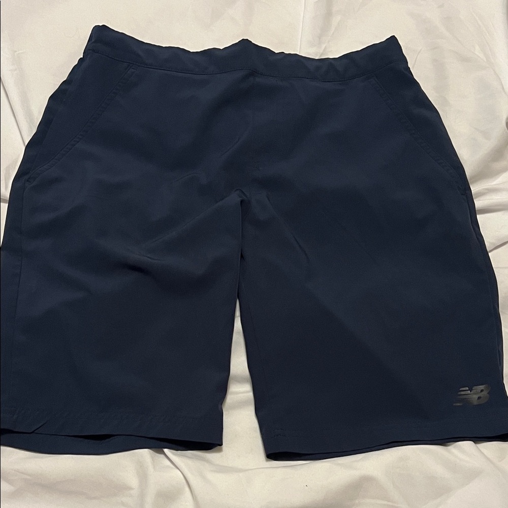 New Balance Boy’s Dark Blue Athletic Shorts